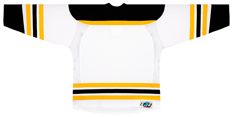 KOBE K3G NHL PRO STYLE BOSTON WHITE HOCKEY JERSEY