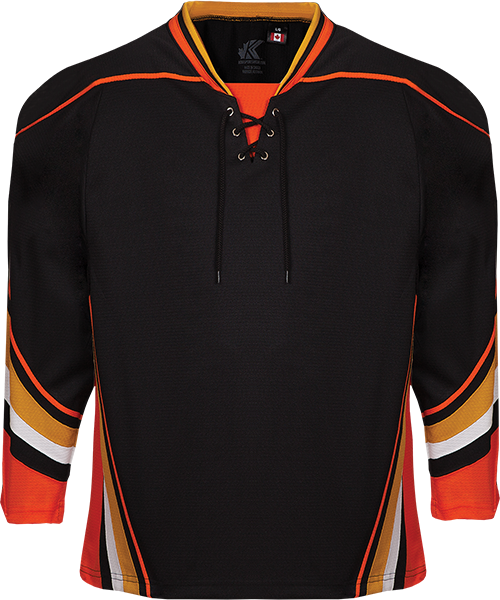 KOBE K3G NHL PRO STYLE ANAHEIM BLACK HOCKEY JERSEY