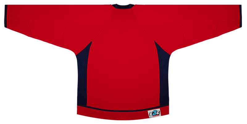 KOBE K3G NHL PRO STYLE WASHINGTON RED AWAY HOCKEY JERSEY