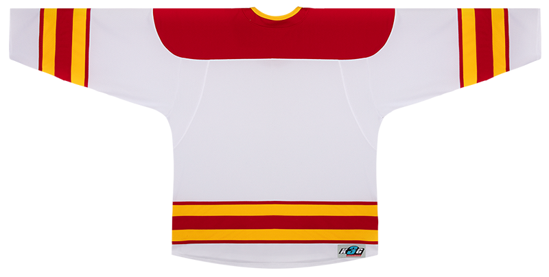 KOBE K3G NHL PRO STYLE CALGARY 2021 HOME WHITE HOCKEY JERSEY