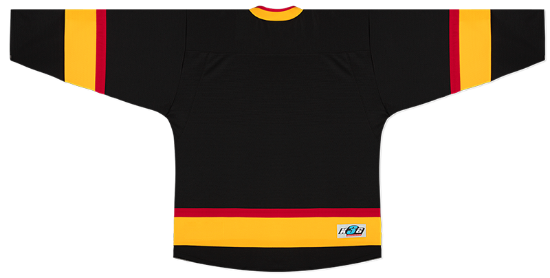 KOBE K3G NHL PRO STYLE VANCOUVER VINTAGE BLACK HOCKEY JERSEY