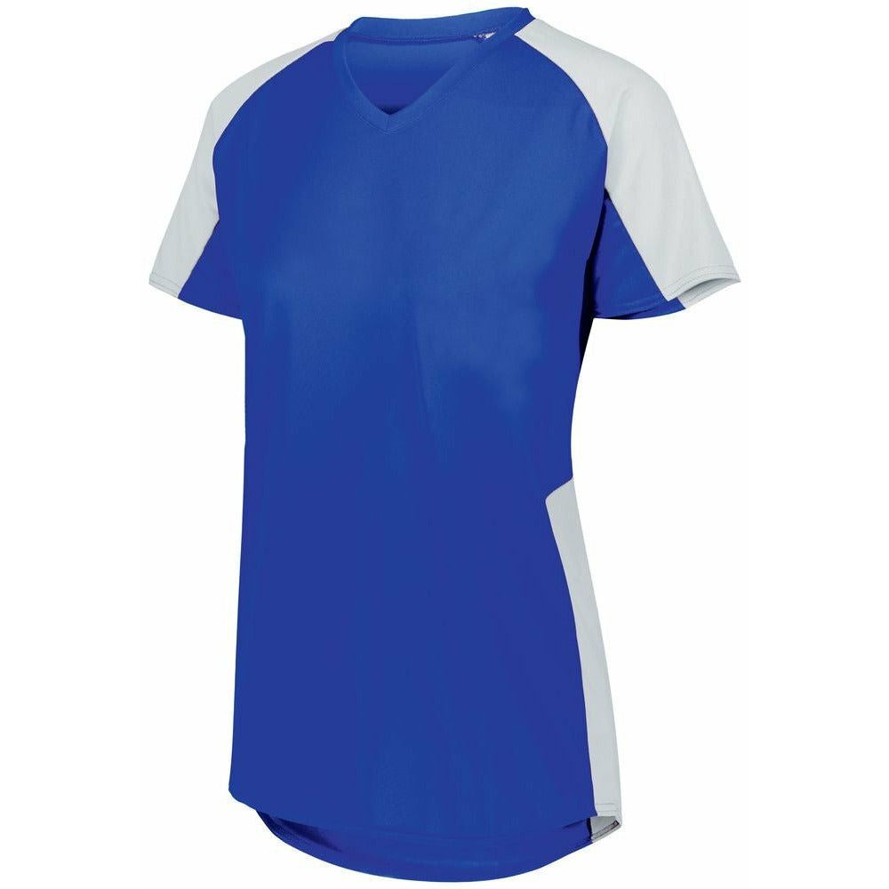 Ladies Softball Cutter V Neck Jersey