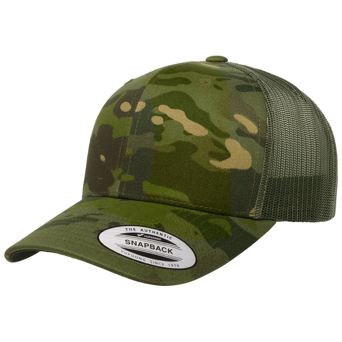 YP Classics Multicam Retro Trucker Hat