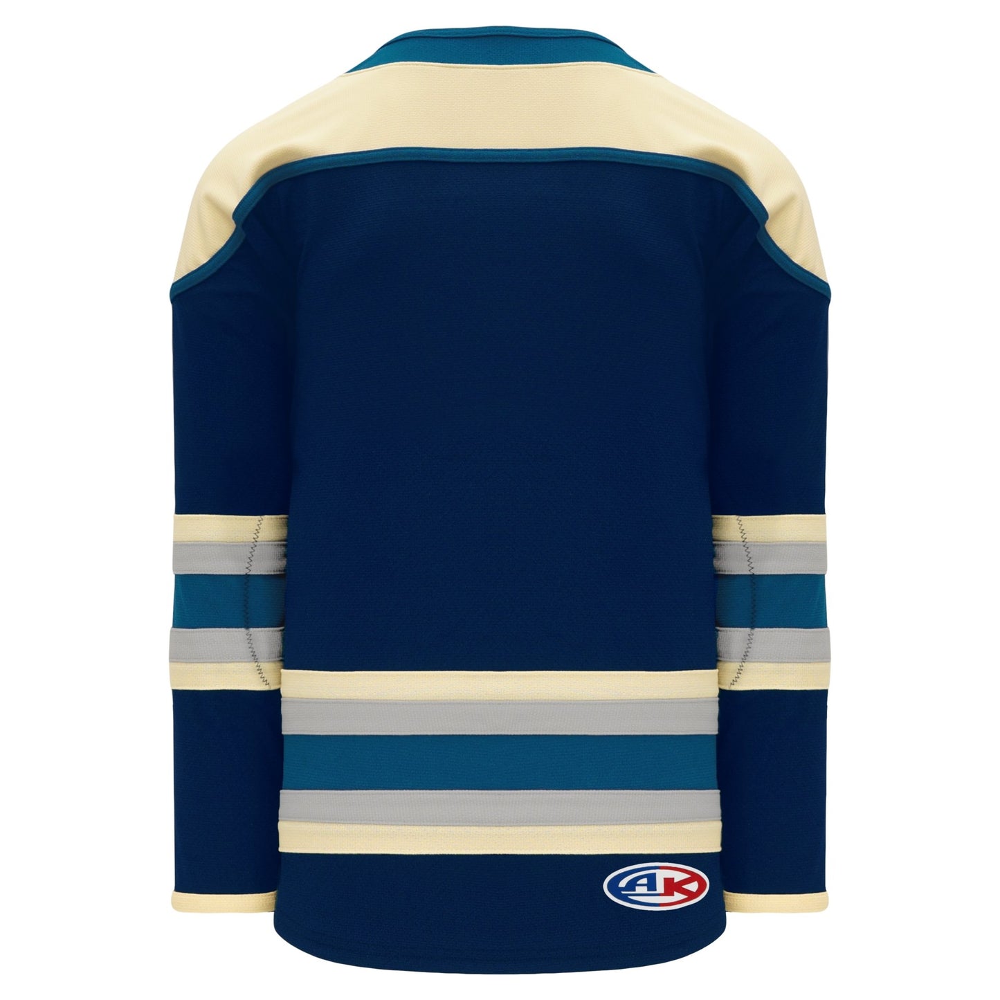 Athletic Knit NHL Pro Style Hockey 2018 Columbus 3rd Navy-AKB
