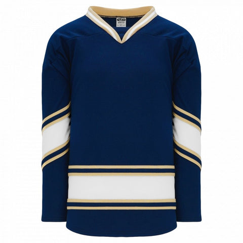 Athletic Knit NHL Pro Style Hockey New Notre Dame Navy-AKB