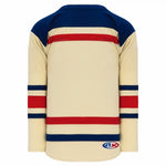 Athletic Knit NHL Pro Style Hockey New York Rangers Winter Classic Sand-AKB
