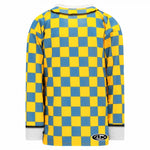 Athletic Knit Sublimated Pro Style Hockey Jersey The Don Maize And Sky-AKC