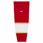 Pro Knit Striped Hockey Socks-2016 Florida Red