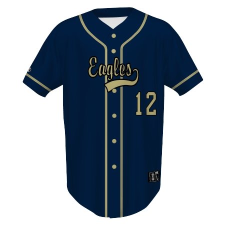 FREESTYLE SUBLIMATED BASEBALL FULL BUTTON JERSEY