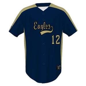 FREESTYLE SUBLIMATED BASEBALL FULL BUTTON JERSEY