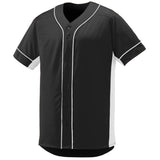 AUGUSTA SLUGGER FULL BUTTON BASEBALL JERSEY