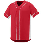 AUGUSTA SLUGGER FULL BUTTON BASEBALL JERSEY