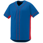 AUGUSTA SLUGGER FULL BUTTON BASEBALL JERSEY