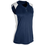 INFINITE 2 BUTTON SLEEVELESS JERSEY FOR SOFTBALL OR FASTPITCH