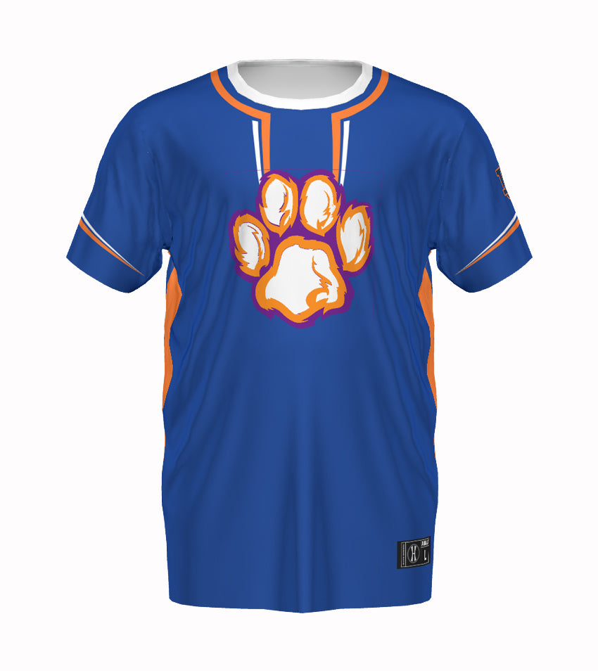 BOLT SUBLIMATED BASEBALL CREW NECK JERSEY