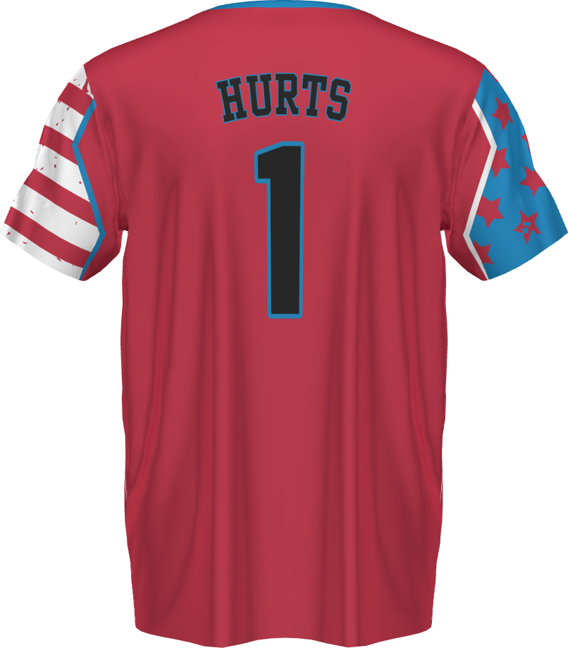 STARS SUBLIMATED BASEBALL CREW NECK JERSEY