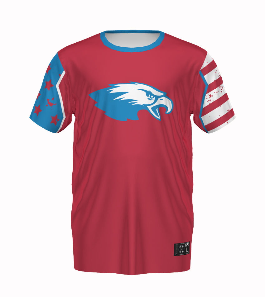 STARS SUBLIMATED BASEBALL CREW NECK JERSEY