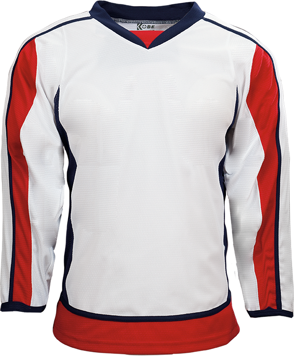 KOBE K3G NHL PRO STYLE WASHINGTON WHITE HOME HOCKEY JERSEY