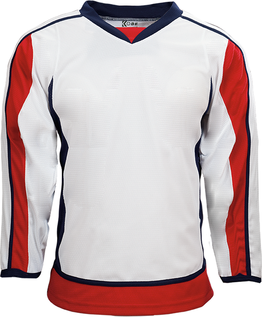 KOBE K3G NHL PRO STYLE WASHINGTON WHITE HOME HOCKEY JERSEY