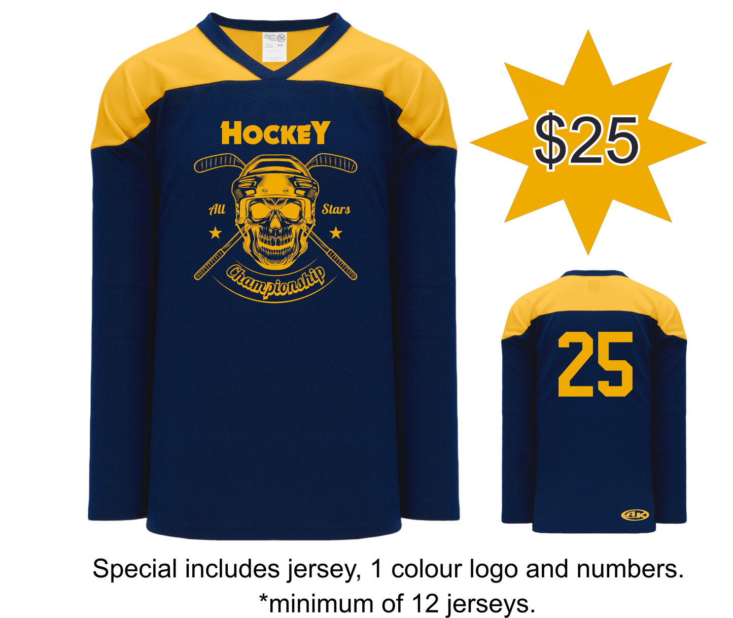 Hockey Practice Jersey Special for $25