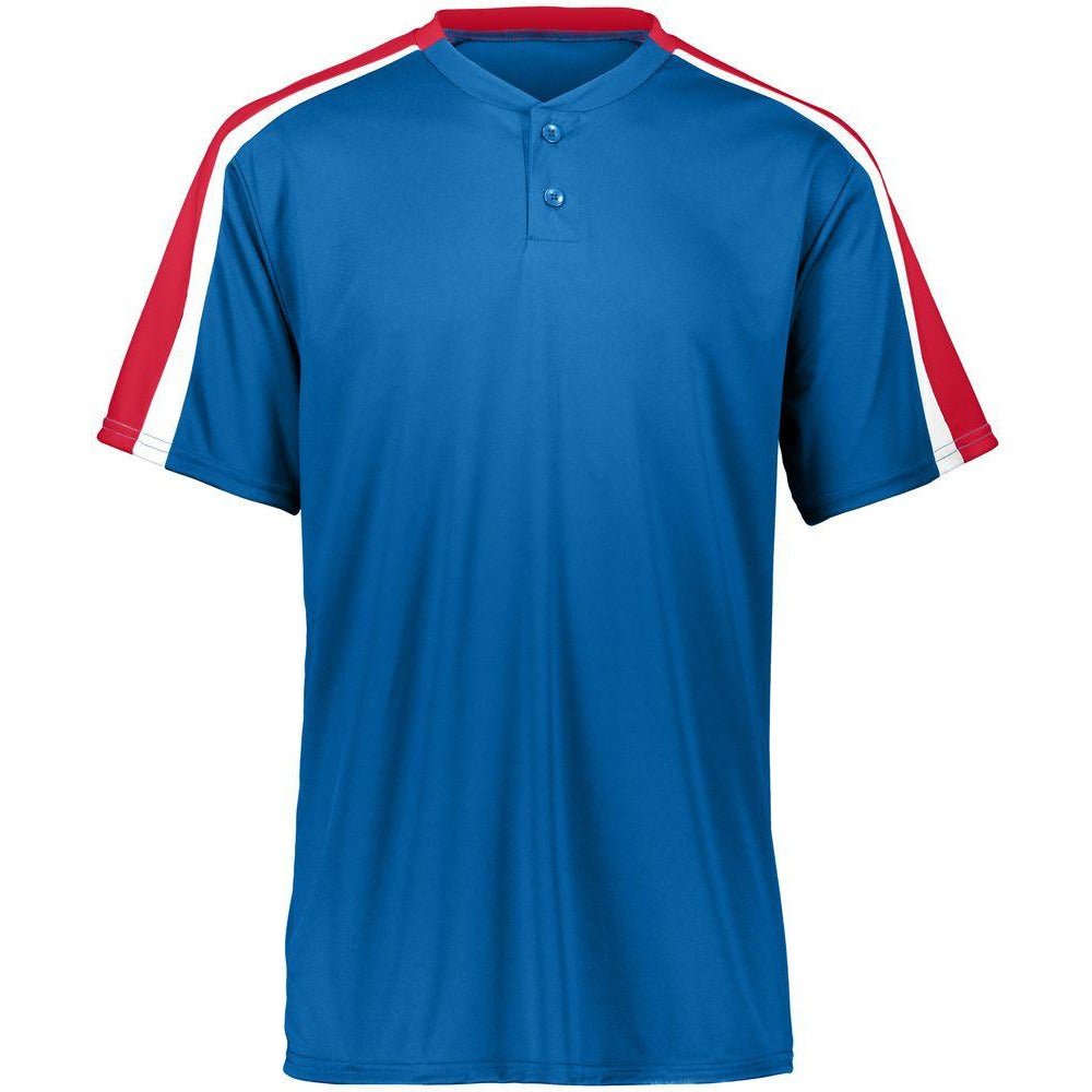 Power Plus 2 button Men's Pullover Co-ed Baseball Jersey