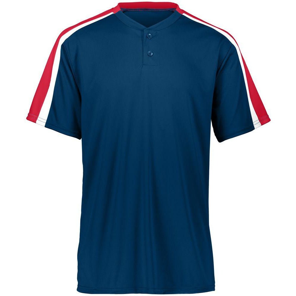 Power Plus 2 button Men's Pullover Co-ed Baseball Jersey