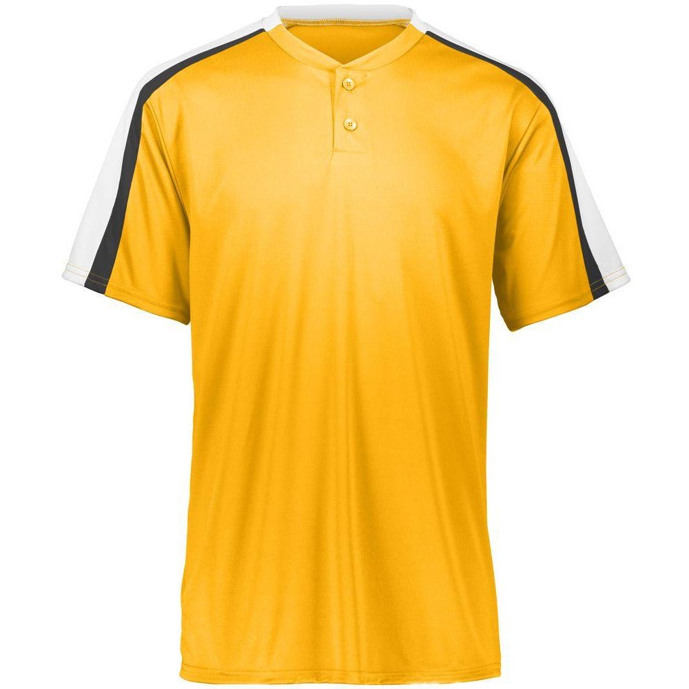 Power Plus 2 button Men's Pullover Co-ed Baseball Jersey