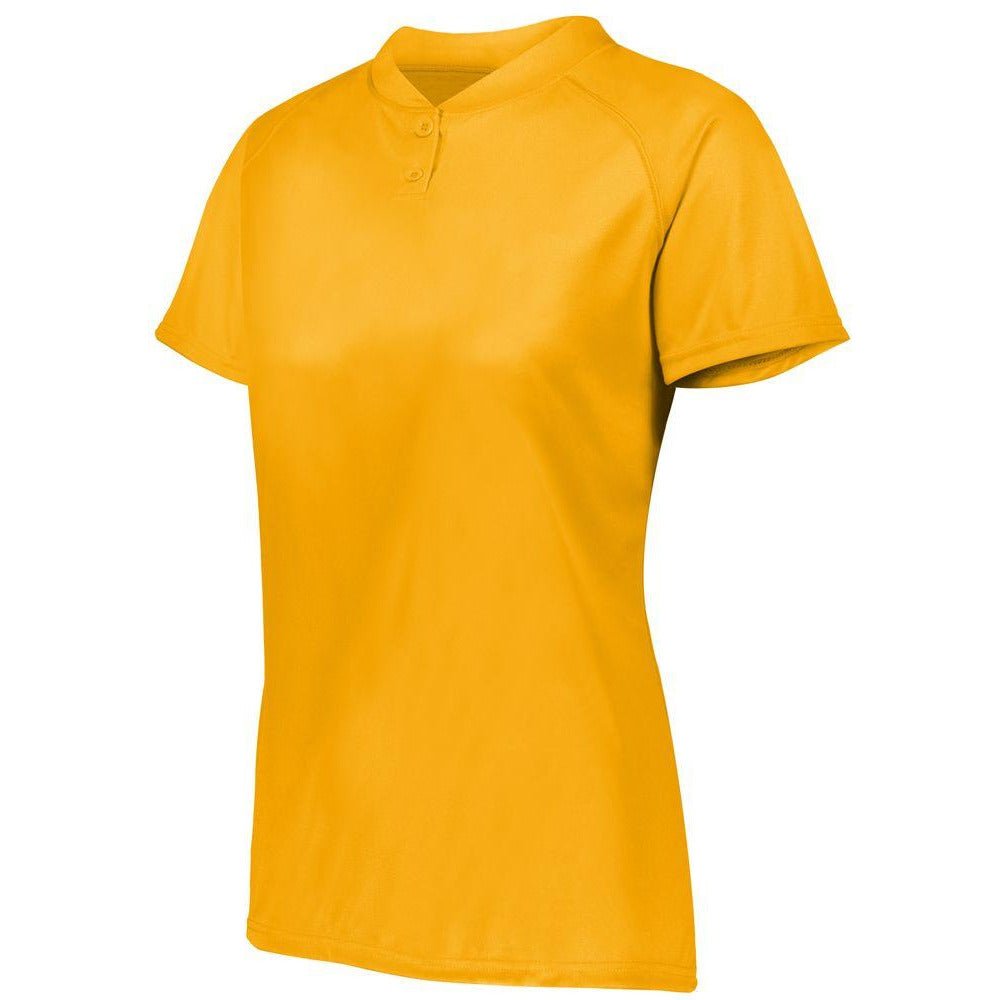 ASG Attain 2 Button Pullover Ladies Co Ed Softball Jersey