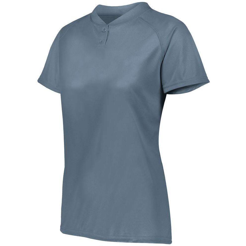 ASG Attain 2 Button Pullover Ladies Co Ed Softball Jersey