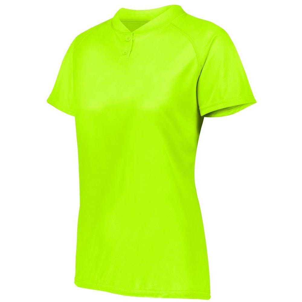 ASG Attain 2 Button Pullover Ladies Co Ed Softball Jersey