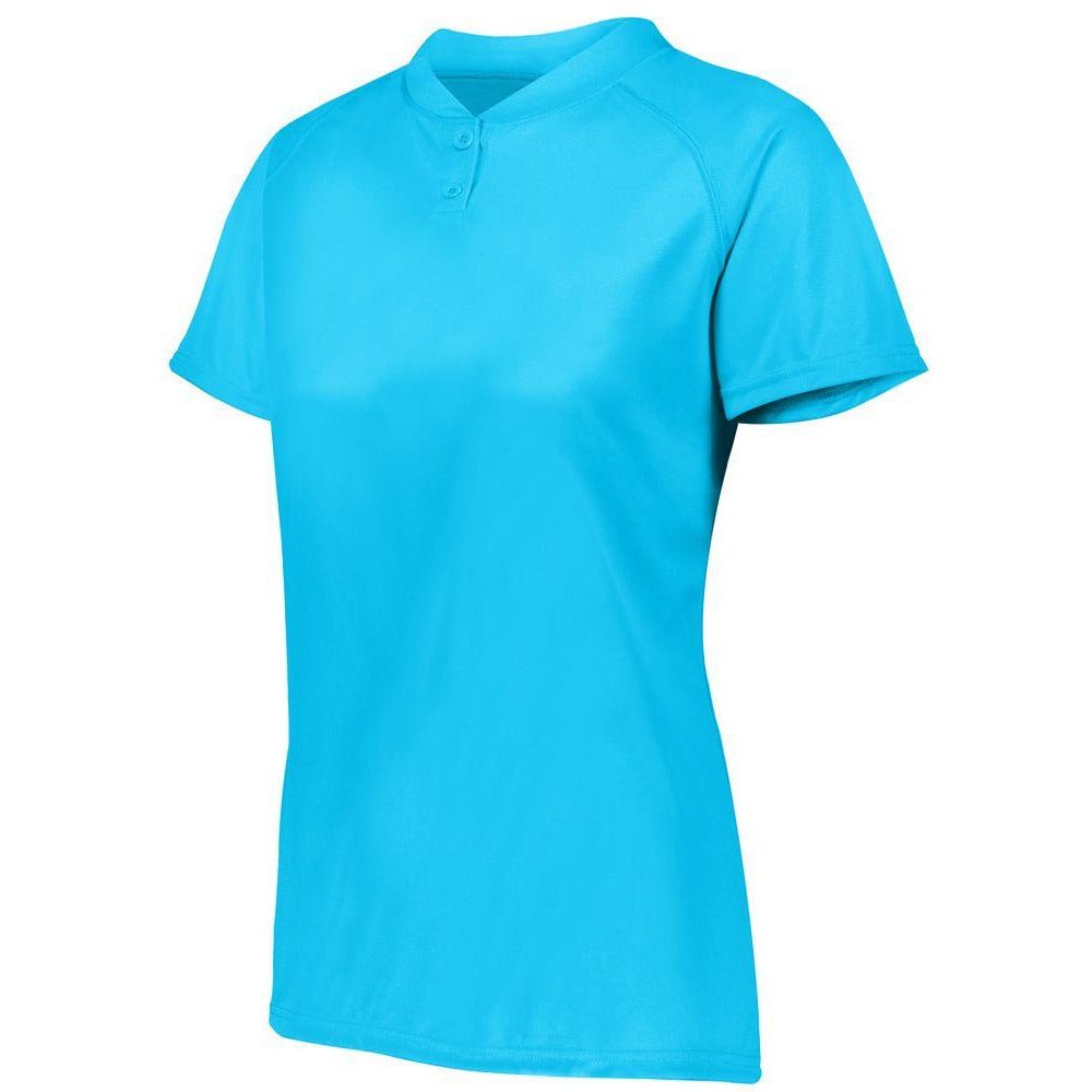 ASG Attain 2 Button Pullover Ladies Co Ed Softball Jersey