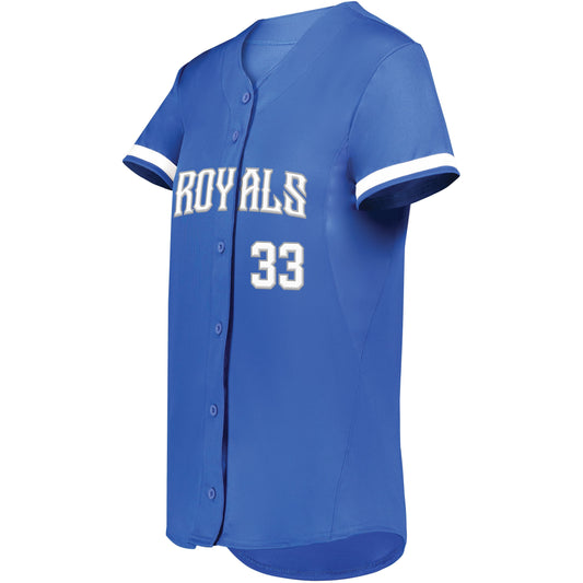 Cutter+ Full Button Women's Softball Jersey