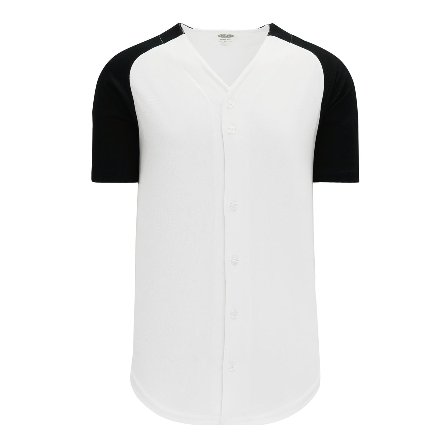 AK Raglan Two Tone Full Button Baseball Jersey