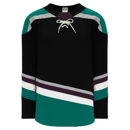 Athletic Knit NHL Pro Style Hockey Jersey 2018 Anaheim 3rd Black-AKB