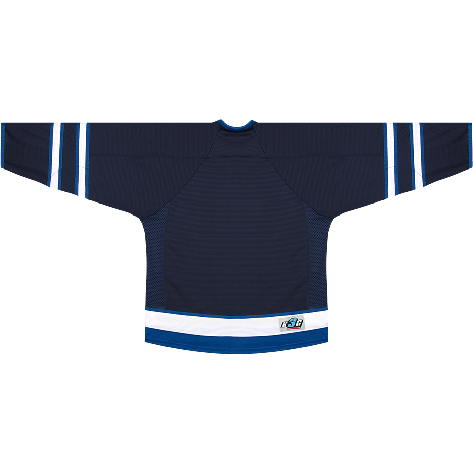 KOBE K3G NHL PRO STYLE WINNIPEG AWAY BLUE HOCKEY JERSEY