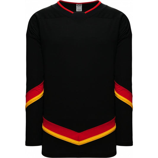 Athletic Knit NHL Pro Style Hockey 2021 Calgary Reverse Retro Black-AKB
