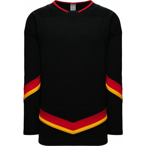 Athletic Knit NHL Pro Style Hockey 2021 Calgary Reverse Retro Black-AKB