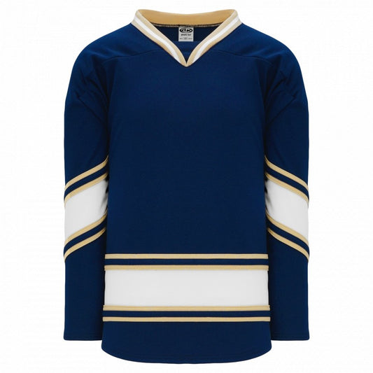 Athletic Knit NHL Pro Style Hockey New Notre Dame Navy-AKB