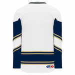 Athletic Knit NHL Pro Style Hockey New Notre Dame White-AKB