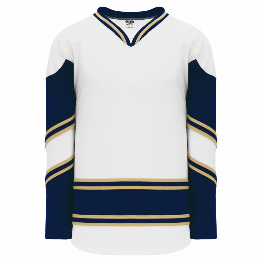 Athletic Knit NHL Pro Style Hockey New Notre Dame White-AKB