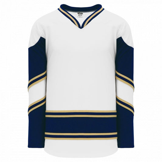 Athletic Knit NHL Pro Style Hockey New Notre Dame White-AKB