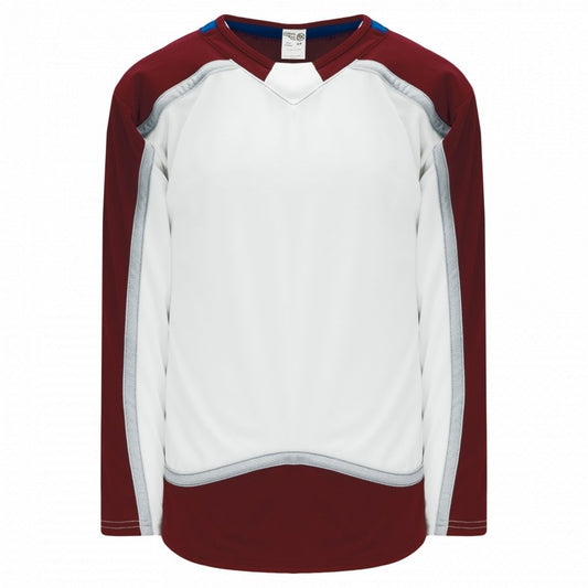 Athletic Knit NHL Pro Style Hockey Jersey 2017 Colorado White-AKC
