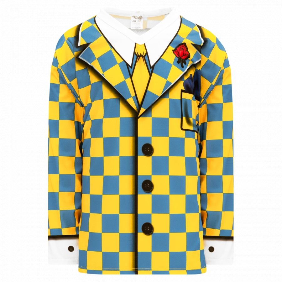Athletic Knit Sublimated Pro Style Hockey Jersey The Don Maize And Sky-AKC