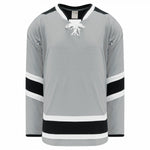 Athletic Knit NHL Pro Style Hockey Jersey La Stadium Series Grey-AKC