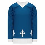 Athletic Knit NHL Pro Style Hockey Jersey 2011 Quebec Blue-AKC