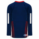 Athletic Knit NHL Pro Style Hockey Jersey 2006 Team USA Navy-AKC