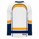 Athletic Knit NHL Pro Style Hockey Jersey 2013 Nashville White-AKD