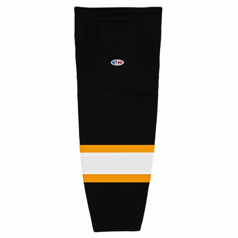 Pro Knit Striped Hockey Socks-Boston Black