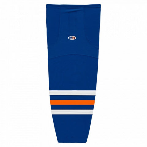Pro Knit Striped Hockey Socks-Edmonton Royal