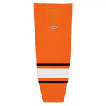 Pro Knit Striped Hockey Socks-Philadelphia Orange